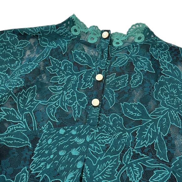 Anthropologie HD Lace Meadows Blouse - Picture 4 of 9